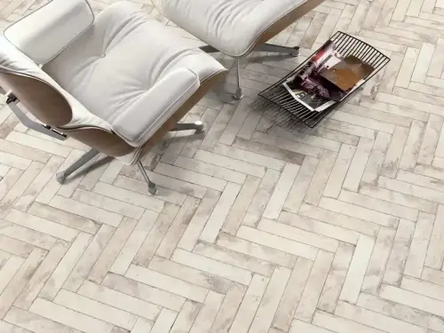 MLW Surfaces Cotto Brick White Washed 3 in. x 16 in. x 3/8 in. Porcelain Tile 4