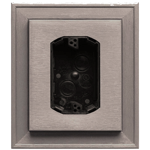 Mid America 7 in. x 8 in. UL Electrical Block - 041 Granite Gray