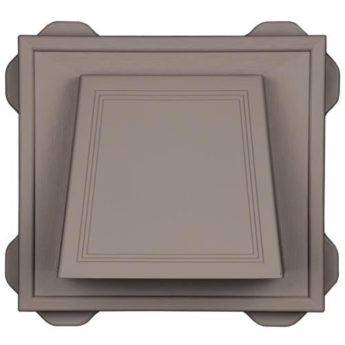 Mid America 4 in. Hooded Dryer Vent Granite Gray 041