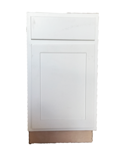 Kemper Cabinets White 18 in. Base Cabinet (B18)