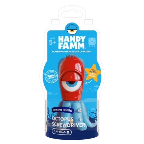 Handy Famm Ollie the Octopus Flat-Head Kids Screwdriver