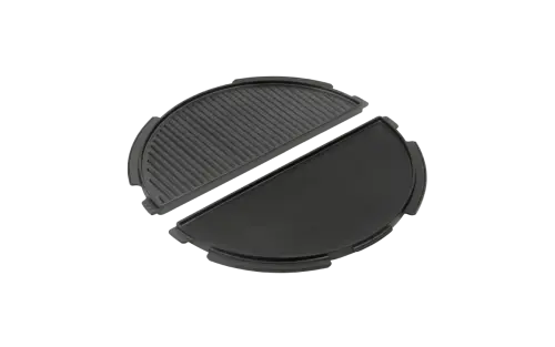 Big Green Egg Half Moon Cast Iron Plancha Griddle (XL, 2XL Eggs) - BGE122995