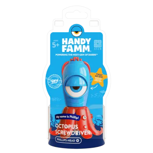 Handy Famm Phillip the Octopus Phillips-Head Kids Screwdriver