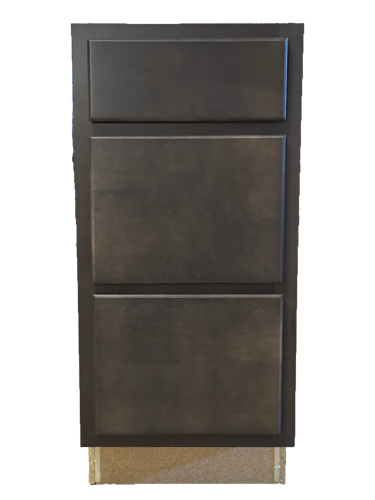 Aristokraft Sinclair Birch Flagstone 15 in. x 32.5 in. Three Drawer Base Cabinet (DB1532.5)