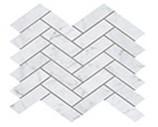 Atlas Concorde EON 1 x 4 Herringbone 11.75 in. x 11.75 in. EON Carrara Porcelain Mosaic Tile