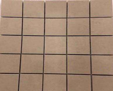 Florida Tile TIME 2.0 2 x 2 Mosaic Beige Natural 12 in. x 12 in. Porcelain Tile