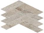Atlas Concorde Rift 2 x 6 Herringbone  9.38 in. x 11 in. Light Gravel Porcelain Mosaic Tile