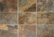 American Olean Kendal Slate Carlisle Black 12 in. x 12 in. Glazed Porcelain Floor Tile