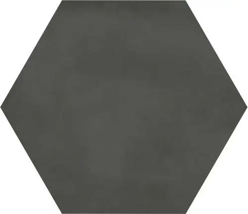 Anatolia Form Graphite Hexagon 7 in. x 8 in. Porcelain Tile