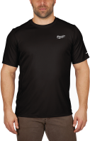Milwaukee Men's WORKSKIN Large Black Lightweight Performance Short-Sleeve T-Shirt