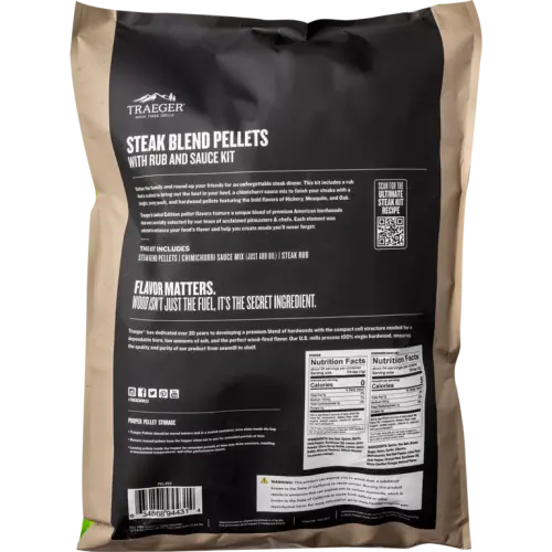 Traeger Steak Blend Pellet - 18 lb