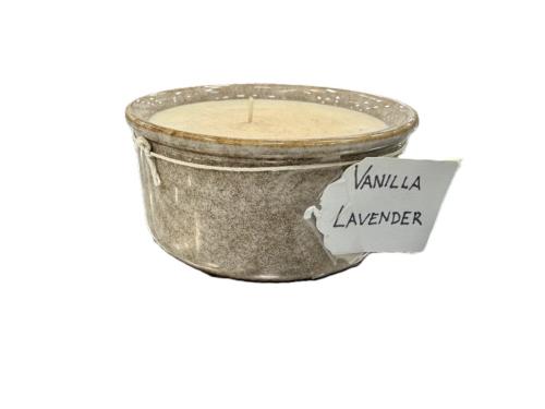 Vanilla & Lavender Small Brown Candle