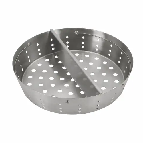 Big Green Egg Stainless Steel Fire Bowl for XL Egg with Divider - BGE122681