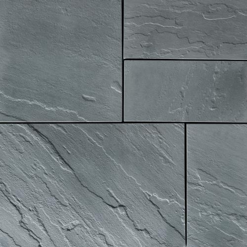 Aberdeen 30x30cm Paver Slab, KleanBloc Slate, Azzurro – Oversized Concrete Pavers for Patios, Walkways & Pool Decks