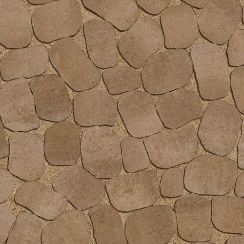 Antika Cobblestone Paver, Smooth, Chestnut Brown – Concrete Pavers for Driveways, Patios & Walkways