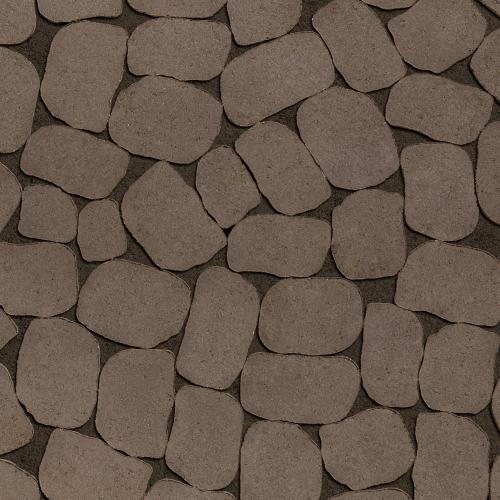 Antika Cobblestone Paver, Smooth, Chocolate Brown – Concrete Pavers for Driveways, Patios & Walkways