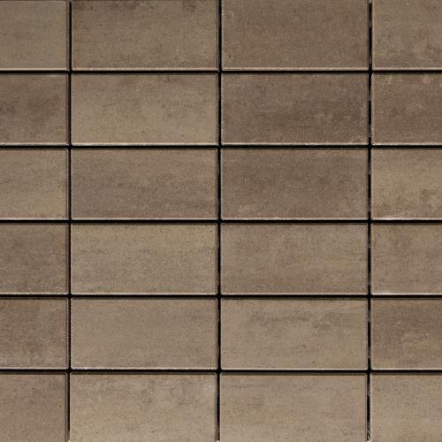 Blu 60mm HD² 6x13 Linear Paver, Smooth, Chestnut Brown – Single-Size Concrete Pavers for Patios & Pool Decks