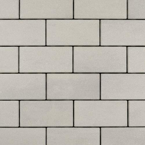 Blu 60mm HD² 6x13 Linear Paver, Smooth, Greyed Nickel – Single-Size Concrete Pavers for Patios & Pool Decks