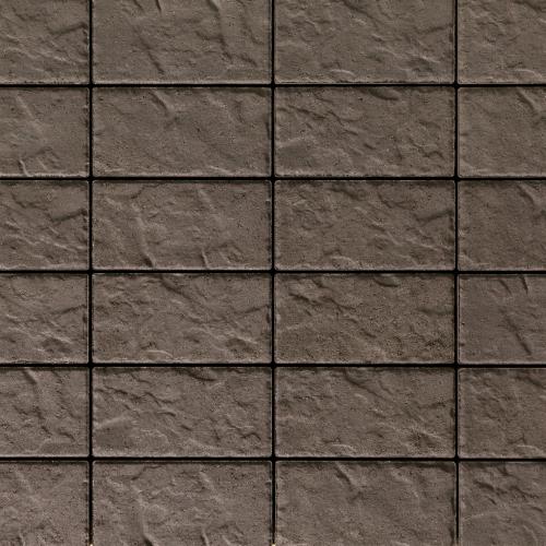 Blu 60mm 6x13 Linear Paver, Slate, Chocolate Brown – Single-Size Concrete Pavers for Patios & Pool Decks