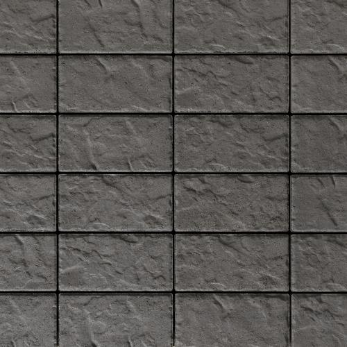 Blu 60mm 6x13 Linear Paver, Slate, Onyx Black – Single-Size Concrete Pavers for Patios & Pool Decks