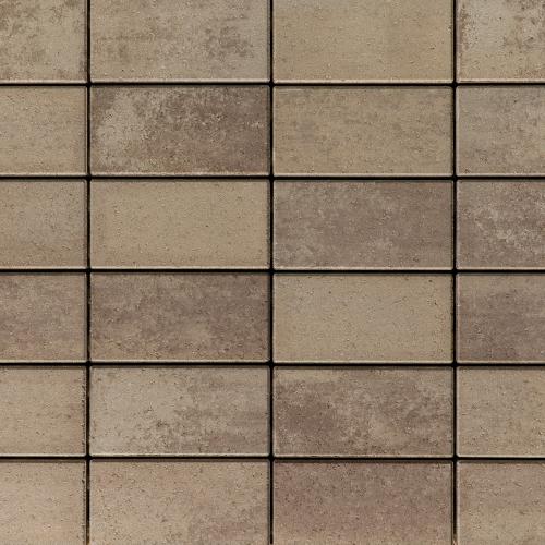Blu 60mm 6x13 Linear Paver, Smooth, Chestnut Brown – Single-Size Concrete Pavers for Patios & Pool Decks