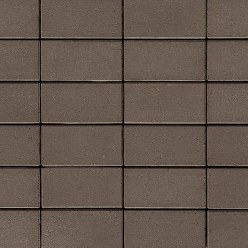 Blu 60mm 6x13 Linear Paver, Smooth, Chocolate Brown – Single-Size Concrete Pavers for Patios & Pool Decks