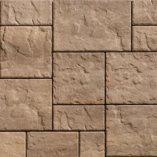 Blu 60mm HD² 3-Piece Paver System, Slate, Chestnut Brown – Modular Concrete Pavers for Patios, Walkways & Pool Decks