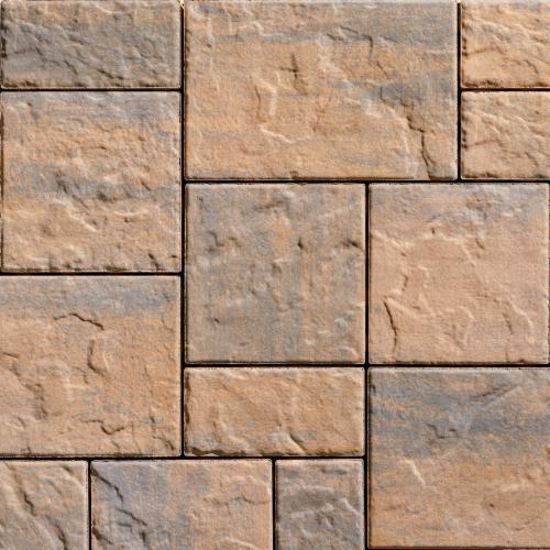 Blu 60mm 3-Piece Paver System, Slate, Sandlewood – Modular Concrete Pavers for Patios, Walkways & Pool Decks