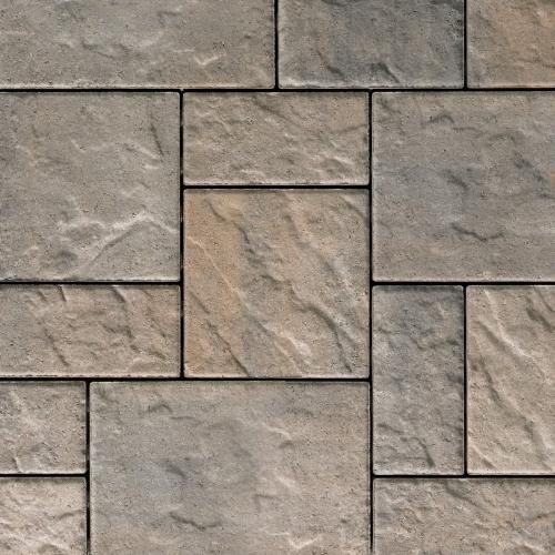 Blu 60mm 3-Piece Paver System, Slate, Champlain Grey – Modular Concrete Pavers for Patios, Walkways & Pool Decks