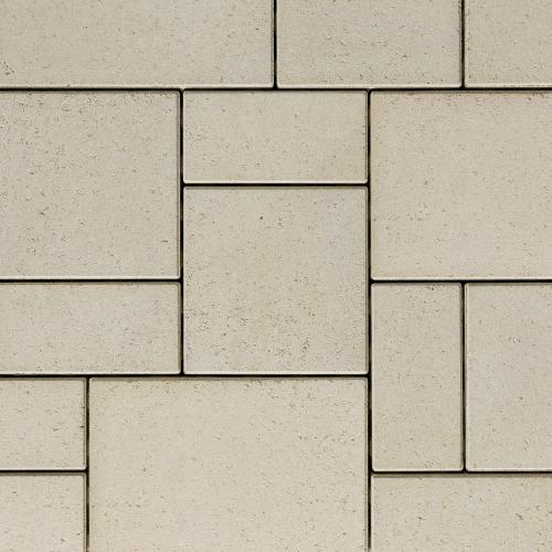 Blu 80mm 3-Piece Paver System, Smooth, Beige Cream – Driveway-Rated Concrete Pavers for Driveways, Patios & Walkways