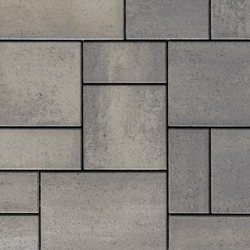 Blu 80mm 3-Piece Paver System, Smooth, Shale Grey – Driveway-Rated Concrete Pavers for Driveways, Patios & Walkways