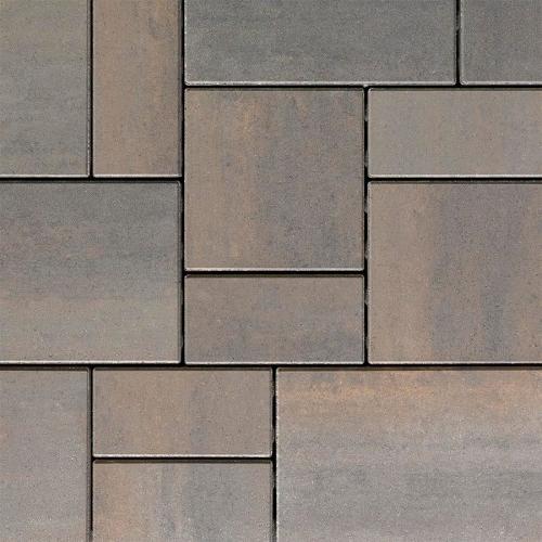 Blu 60mm HD² 3-Piece Paver System, Smooth, Champlain Grey – Modular Concrete Pavers for Patios, Walkways & Pool Decks