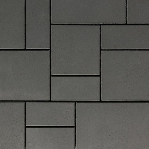 Blu 80mm HD² 3-Piece Paver System, Smooth, Onyx Black – Driveway-Rated Concrete Pavers for Driveways, Patios & Walkways