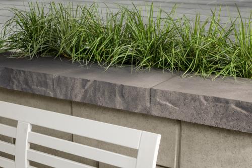 Brandon Wall Cap, Slate, Shale Grey – Concrete Coping for Brandon Retaining Walls & Pillars