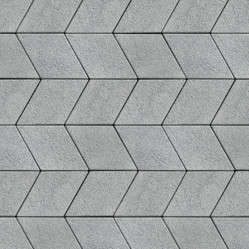 Diamond HD² Paver, Granitex, Greyed Nickel – Geometric Concrete Pavers for Driveways & Plazas
