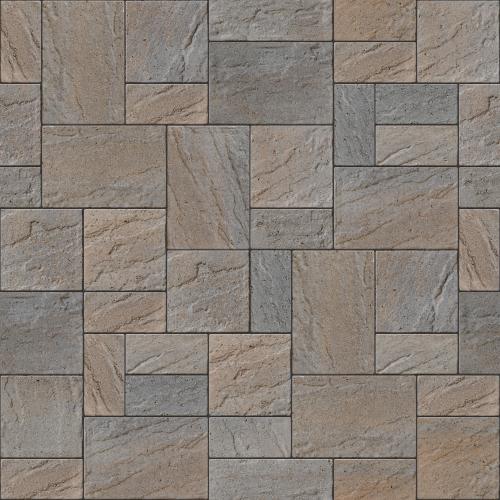 Eva 3-Piece Paver System, Slate, Champlain Grey – Compact Concrete Pavers for Driveways, Patios & Walkways