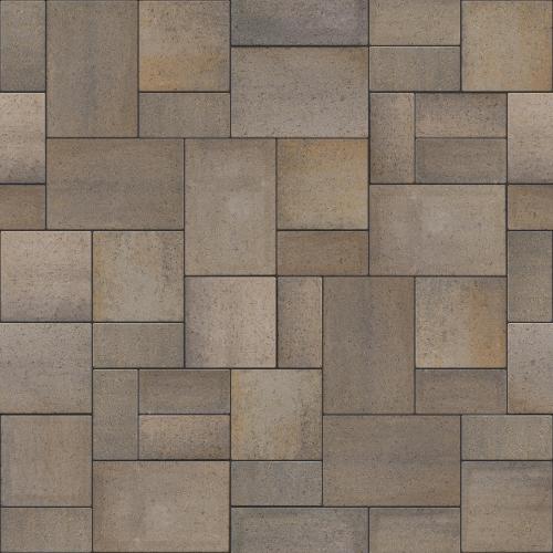 Eva 3-Piece Paver System, Smooth, Champlain Grey – Compact Concrete Pavers for Driveways, Patios & Walkways