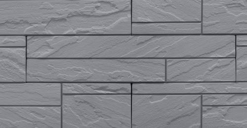 Iconic Fascia Wall Panel, Klean-Bloc Slate, Riviera – Modern Stacked-Stone Concrete Fascia