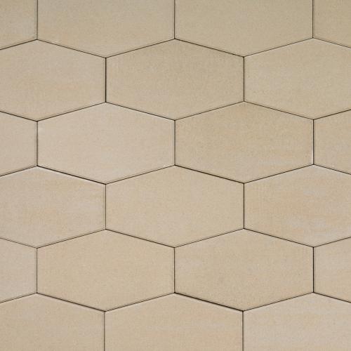 Hexa 100 HD² Paver, Smooth, Beige Cream – Hexagon Concrete Pavers for Driveways & Heavy Traffic