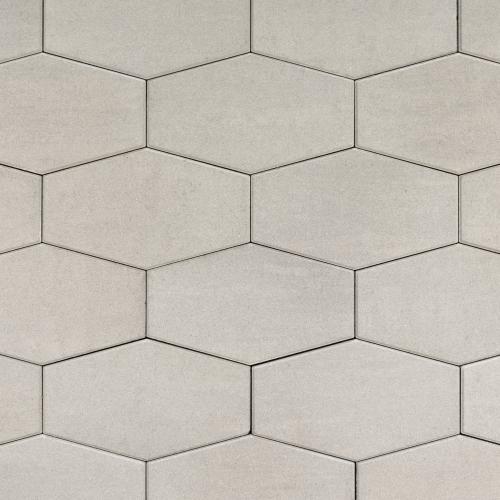 Hexa 100 HD² Paver, Smooth, Greyed Nickel – Hexagon Concrete Pavers for Driveways & Heavy Traffic