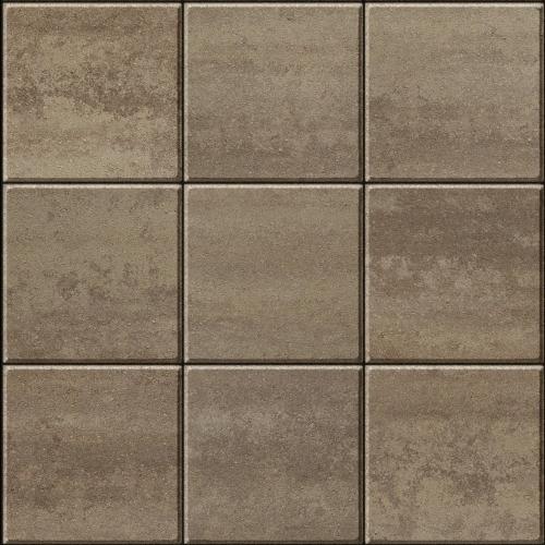 Industria 200x200x100 HD² Paver, Smooth, Chestnut Brown – Large-Format Concrete Pavers for Driveways & Patios