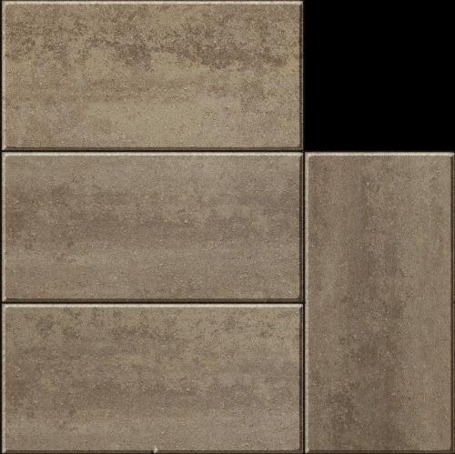 Industria 200x400x100 HD² Paver, Smooth, Chestnut Brown – Large-Format Concrete Pavers for Driveways & Patios