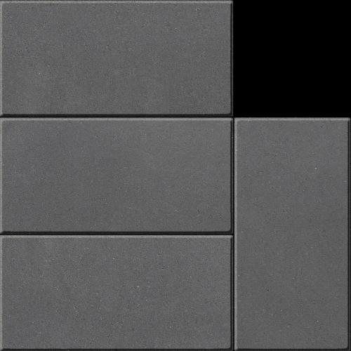 Industria 200x400x100 HD² Paver, Smooth, Onyx Black – Large-Format Concrete Pavers for Driveways & Patios