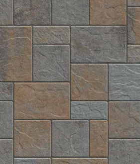 Origins™ 6" 3-Piece Paver System Iron Bay – Modular Concrete Pavers for Patios, Walkways & Driveways