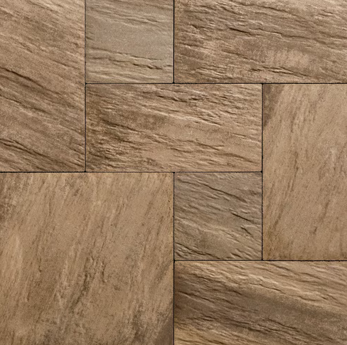Everest HD² 500x500 Slab, Slate, Chestnut Brown – Premium Concrete Slabs for Patios & Walkways