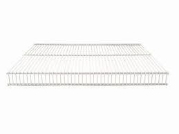 12" x 12' WHITE T-MESH WIRE SHELF