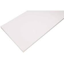 14" x 24" WHITE 5/8" WOOD SHELF