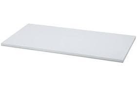 12" x 36" WHITE 5/8" WOOD SHELF