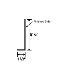 1-1/2" x 5-1/2" GALV DOOR POST