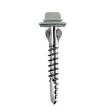1-1/2" PVC WHITE EZ-GRIP S.S.
